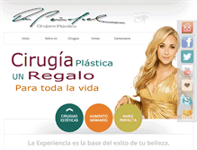 Tablet Screenshot of drpenafiel.com